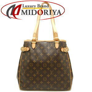 Louis Vuitton Monogram Batignolles Vertical Brown Shoulder Tote